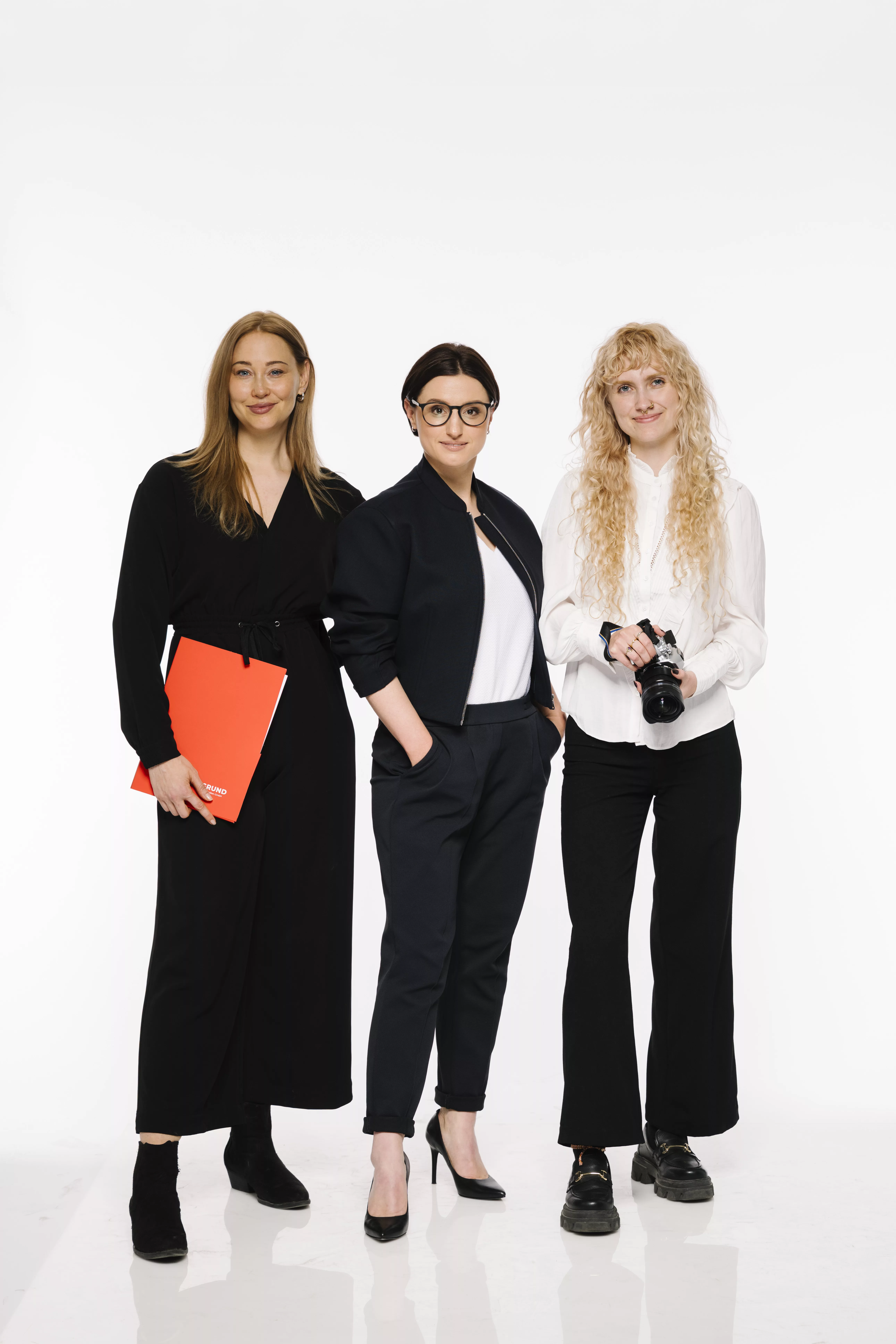 Das Backoffice-Team: Stefanie Baumgartner, Leandra Rost und Isabell Gaudszun