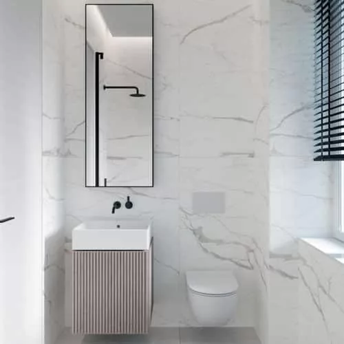 Home Staging Beispiel mit modernem Bad