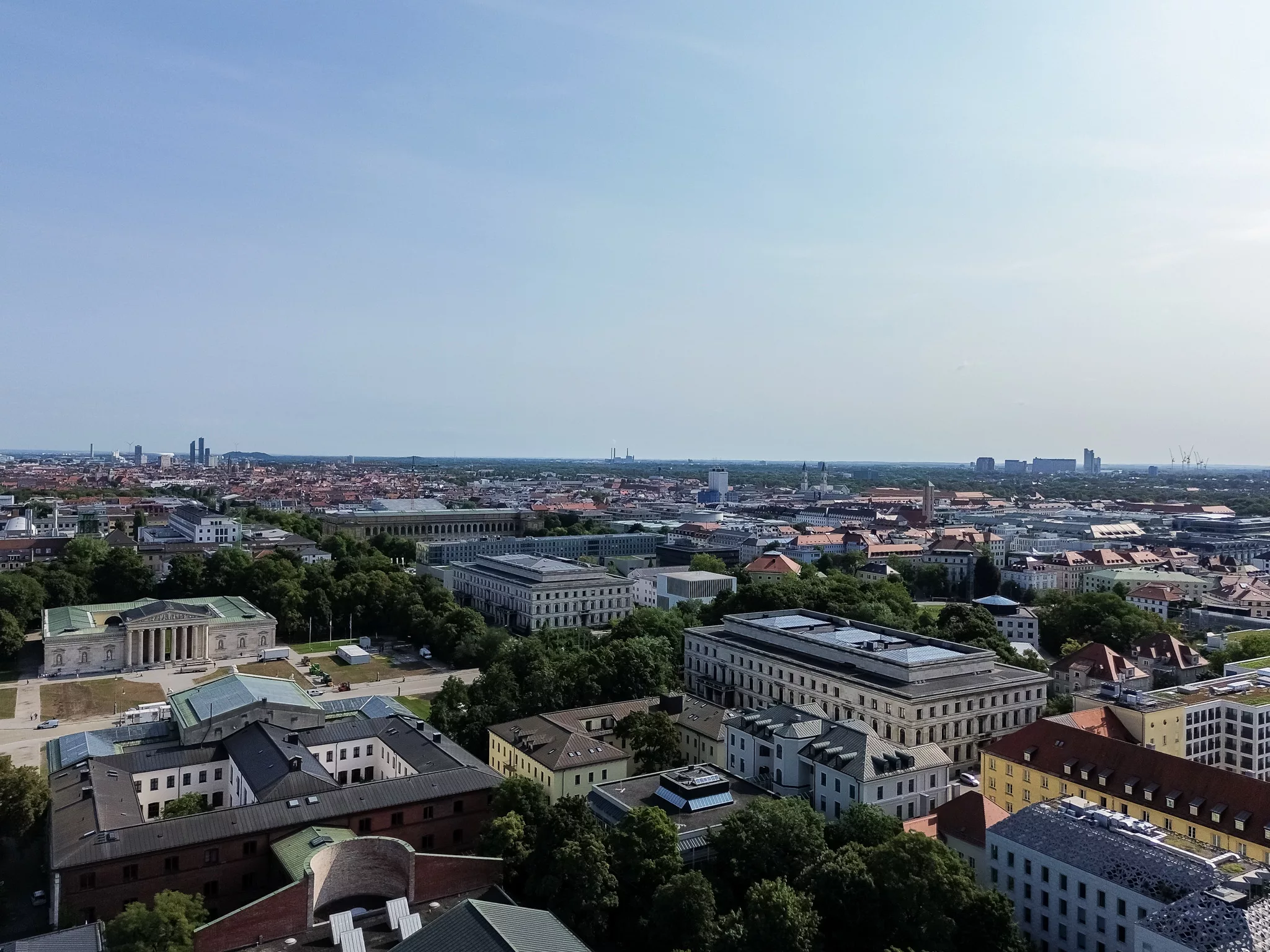Blick über die Dächer von München.