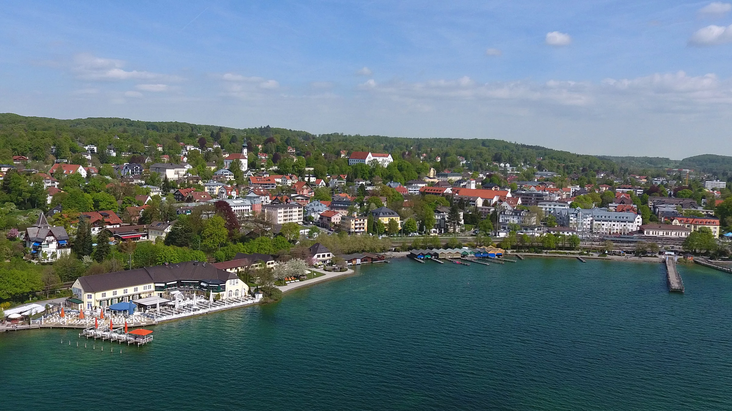 Luftaufnahme von Starnberger See